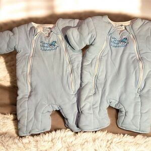 Baby Merlin set of 2 6-9 months sleep suit